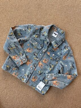 NWT Bluey Jeans Jacket 5T